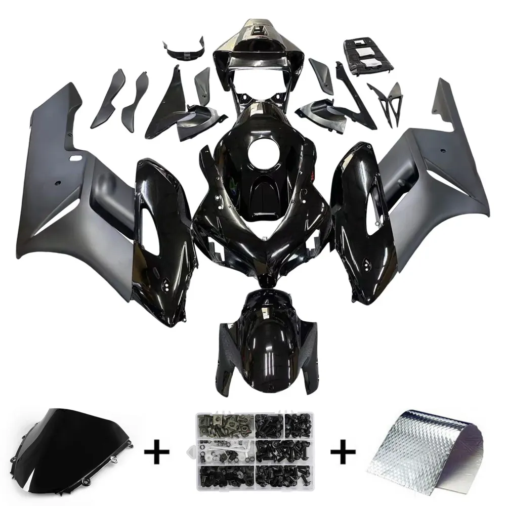 2004-2005 Honda CBR 1000 RR All Black RR Honda Racing Amotopart Fairings