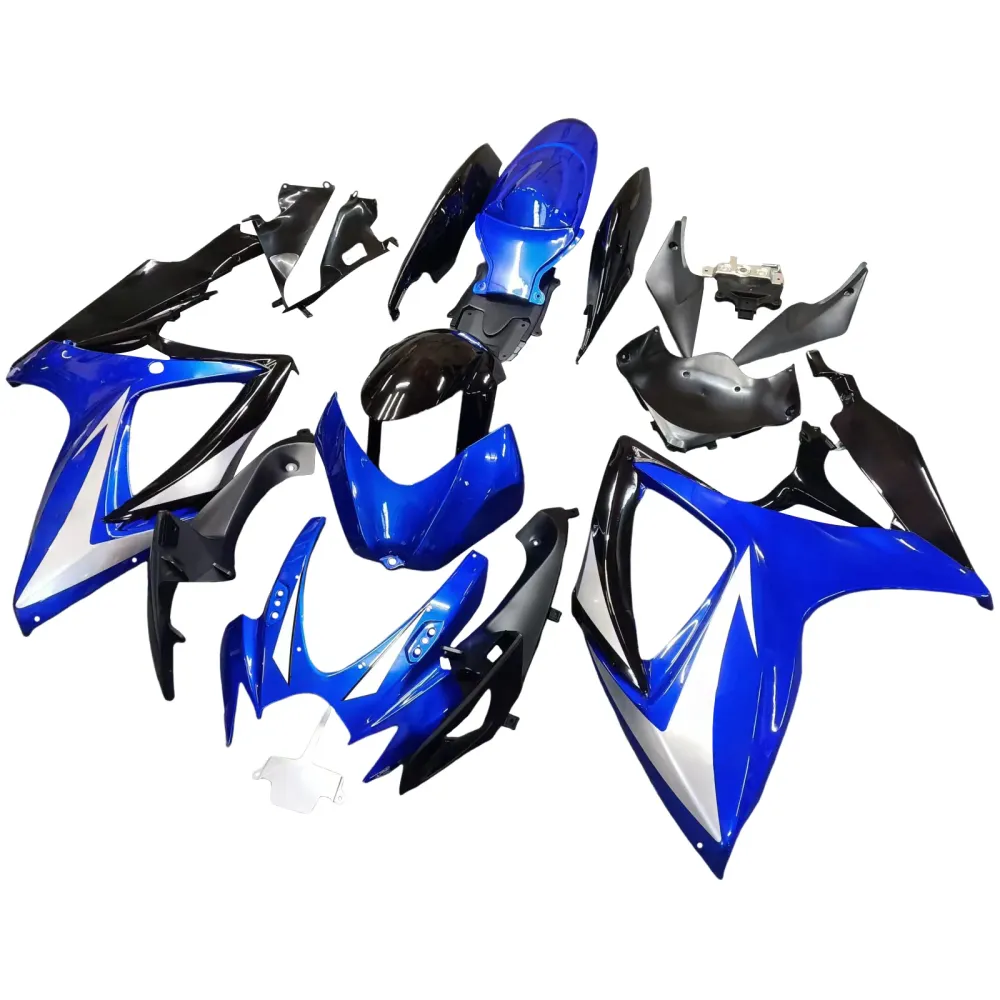 2006-2007 Suzuki GSXR 600 750 Blå & Svarte GSXR Racing-kåper generisk