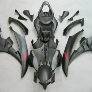 2006-2007 Yamaha YZF-R6 Black Matte Bridgestone R6 Racing Amotopart Fairings Customs Fairing