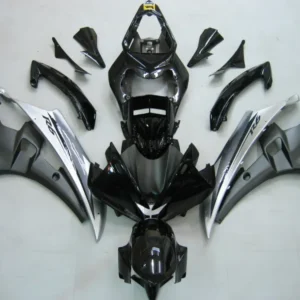 2006-2007 Yamaha YZF-R6 Fairings Black White R6 Racing Generic