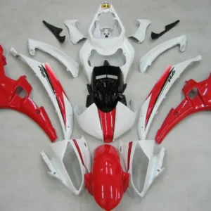 2006-2007 Yamaha YZF-R6 Fairings White Red Michelin R6 Racing Generic
