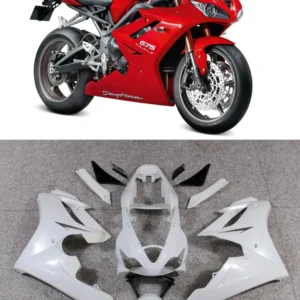 2006-2008 Triumph Daytona 675 Red Bodywork Fairing ABS Injection Molding 3# Generic