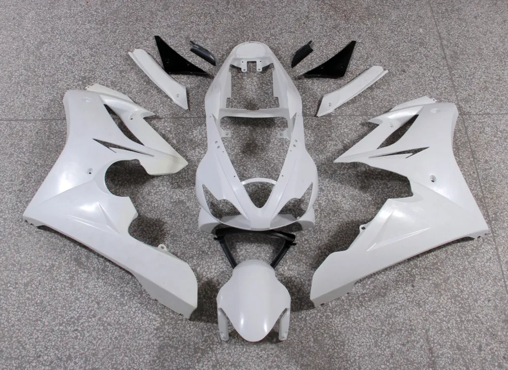 2006-2008 Triumph Daytona 675 White Blue Bodywork Fairing ABS Injection Molding 2# Generic