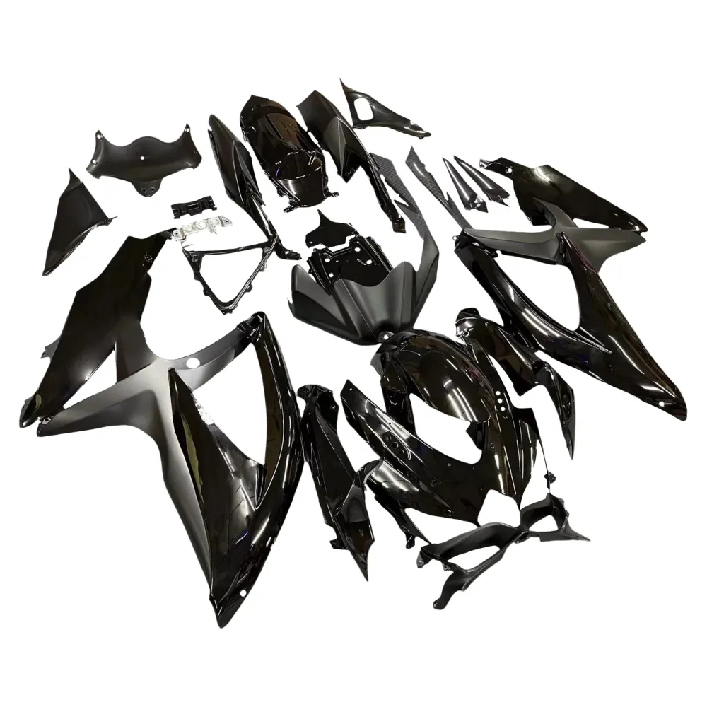 2008-2010 Suzuki GSXR 600 750 All Black Suzuki Racing Fairings Generic