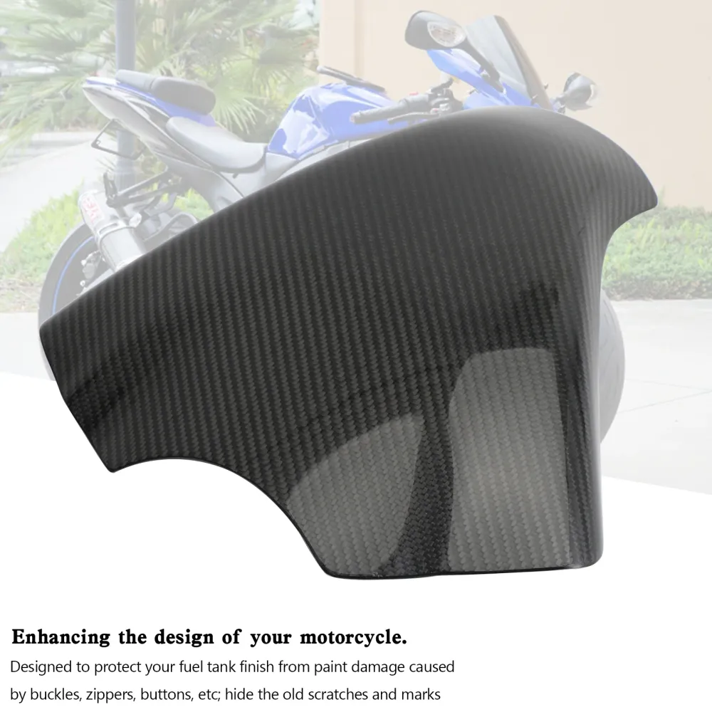 2008-2010 Suzuki GSXR600 GSXR 750 Karbon bensintankdeksel Fairing Protector