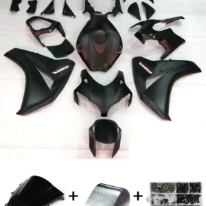 2008-2011 Honda CBR 1000 RR Matte Black CBR Racing Fairings Generic