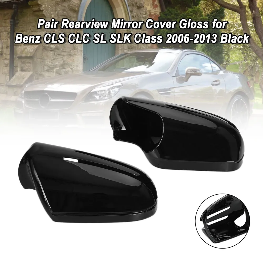 2008-2011 Mercedes Benz CLC-klasse SportCoupe Pair Rearview Mirror Cover Gloss 1718100364 1718100564 2198100115 2198102576
