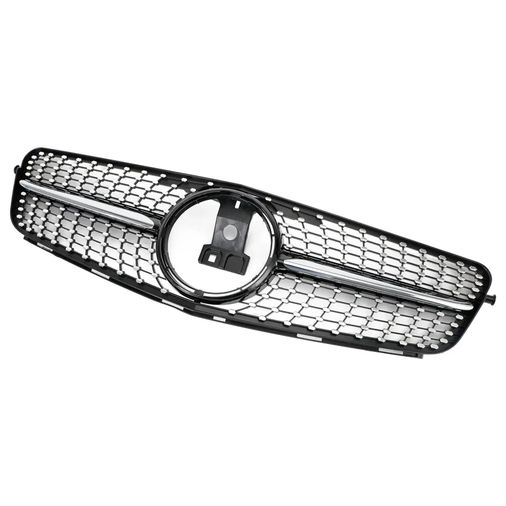 2008–2014 Benz C-klasse (W204C180 C200 C250 C350 Frontgrill Grill Sort Krom Generisk