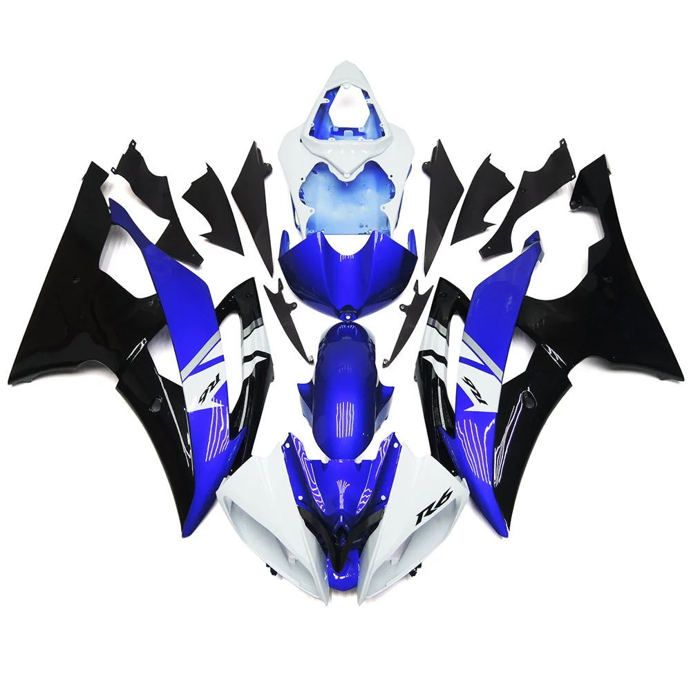 2008-2016 Yamaha YZF 600 R6 Injection Fairing Kit Bodywork Plastic ABS #170