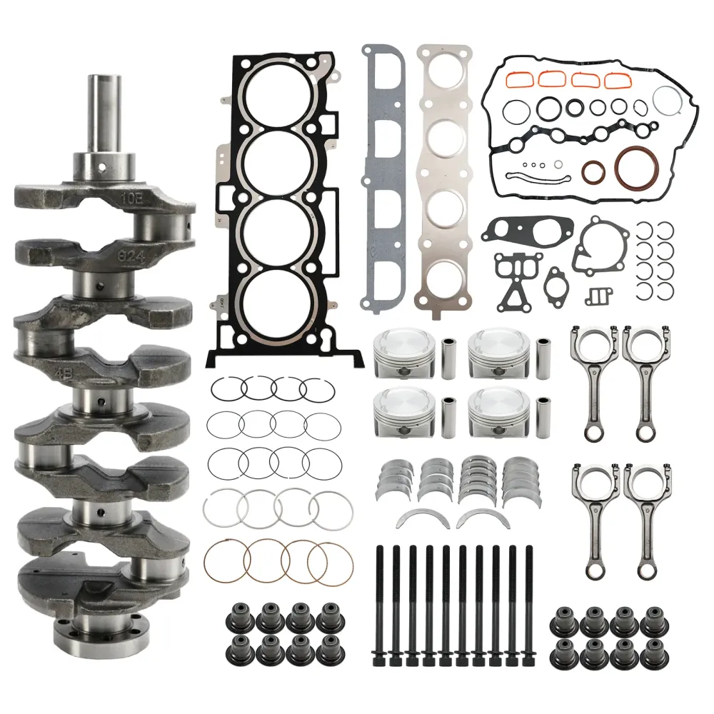 2008–2019 Kia Optima G4KE 2.4L motoroverhalingssett reparasjon & Veivaksel & Stikstenger 23510-25220