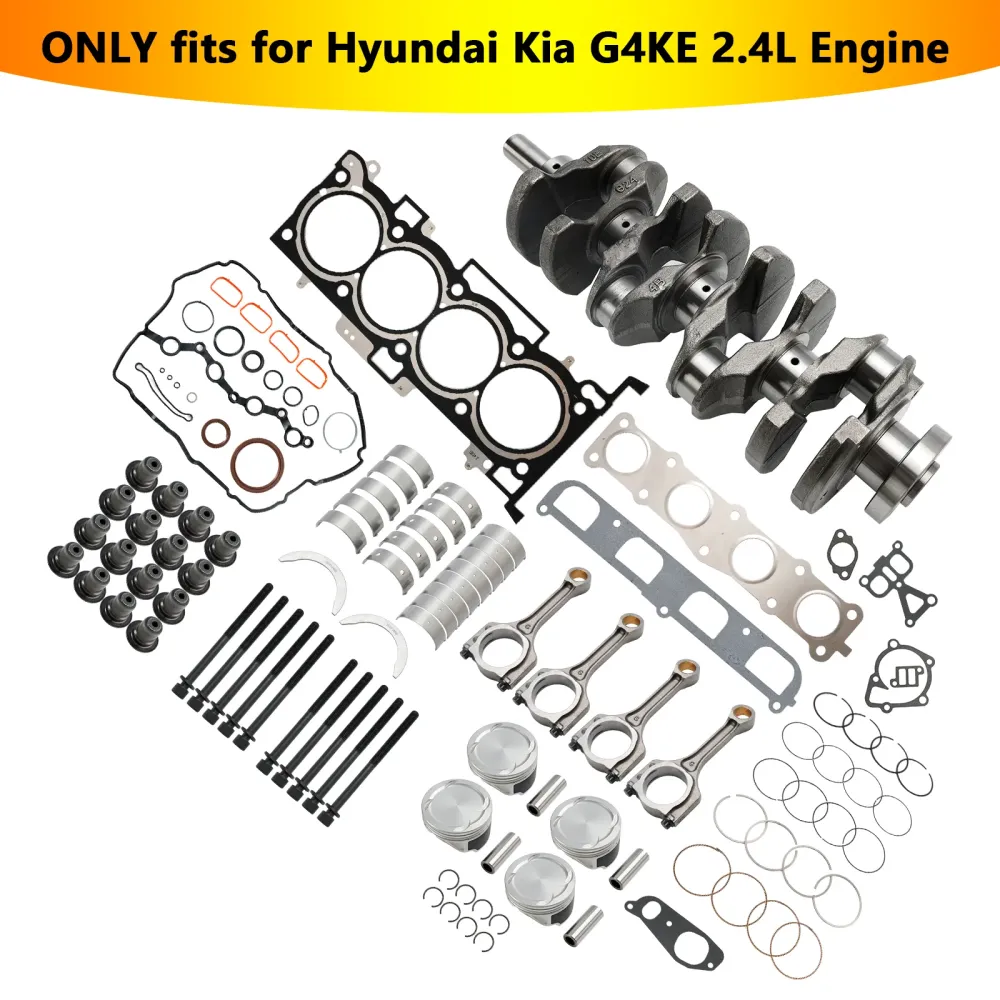 2008–2019 Kia Optima G4KE 2.4L motoroverhalingssett reparasjon & Veivaksel & Stikstenger 23510-25220