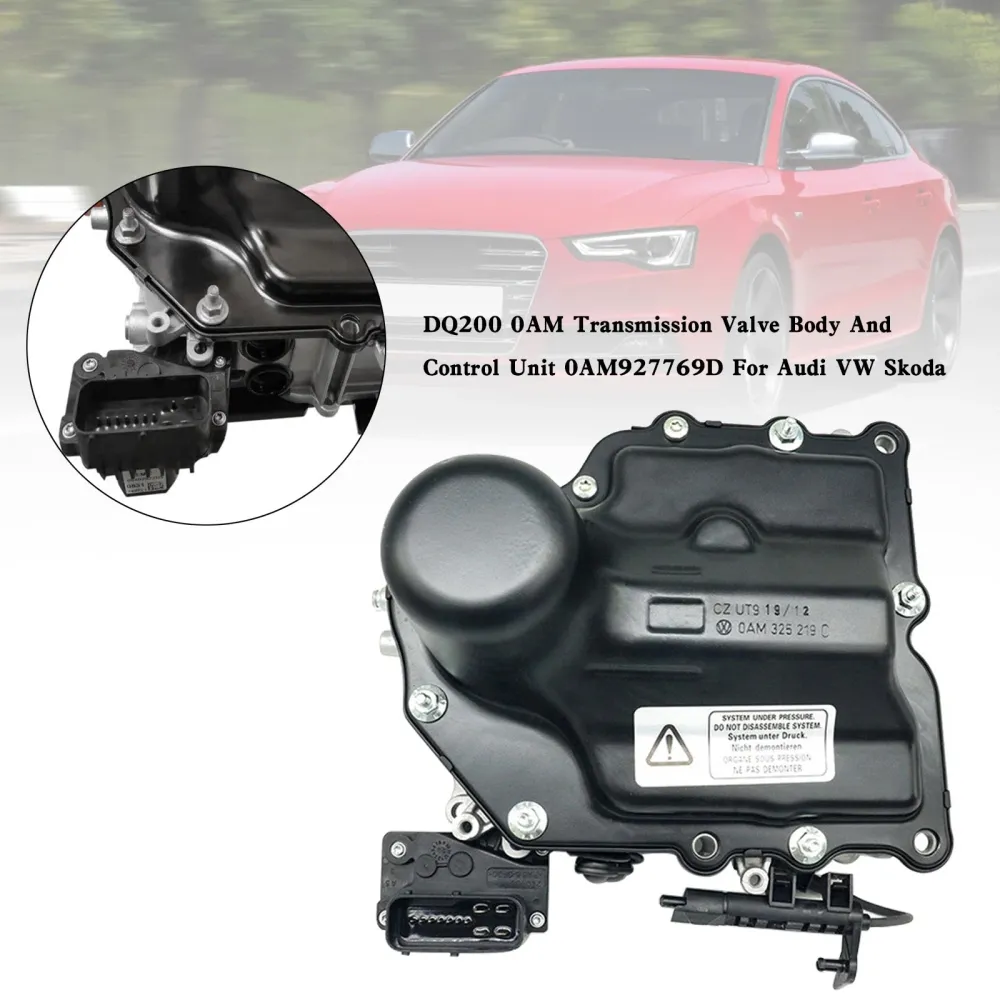 2009-2011 Volkswagen Sagitar Scirroco 7 FWD DQ200 0AM Transmission Valve Body and Control Unit 0am927769d