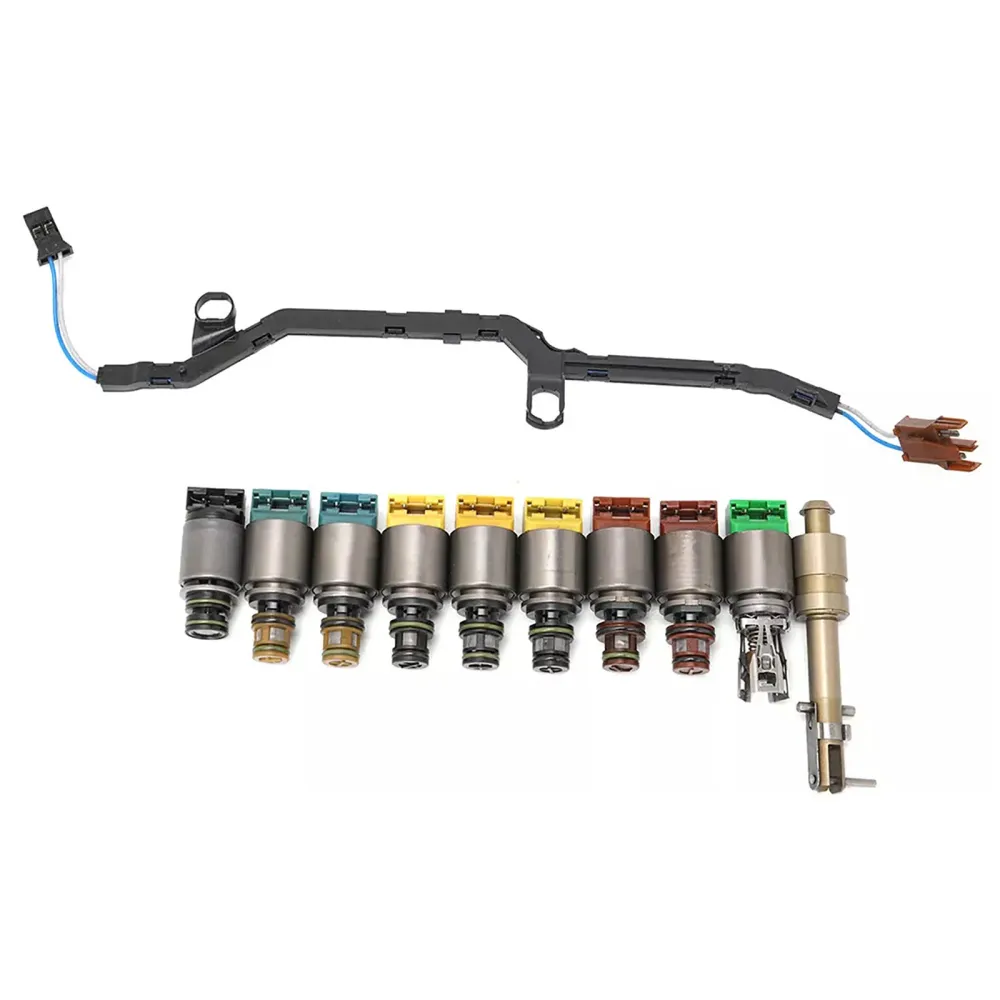 2009-2012 BMW 750i 4,4 4,8 V8 F01 F04 6HP28 Transmisjonsventil Body Repair Solenoid Kit 1068298047