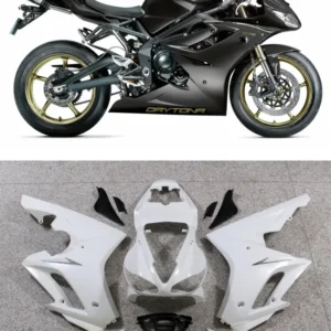2009-2012 Triumph Daytona 675 Black 675 Racing Fairings Generic