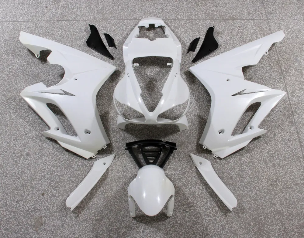 2009-2012 Triumph Daytona 675 Hvit svart karosseri Fairing ABS Injection Molding Generic