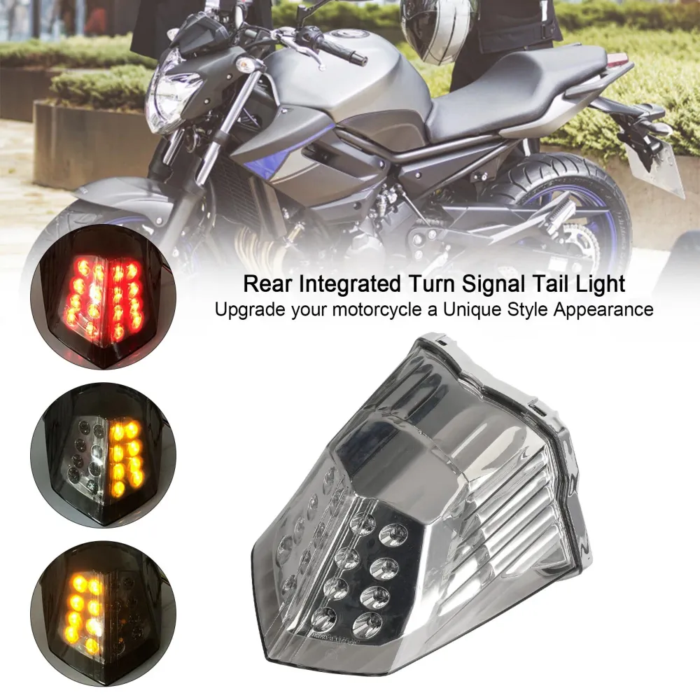 2009-2014 Yamaha Diversion 600 XJ6 FZ6 Integrert blinklys baklys