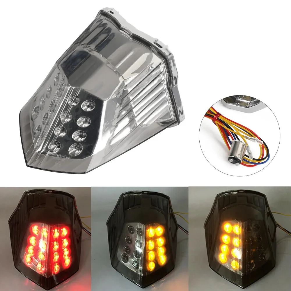 2009-2014 Yamaha Diversion 600 XJ6 FZ6 Integrert blinklys baklys