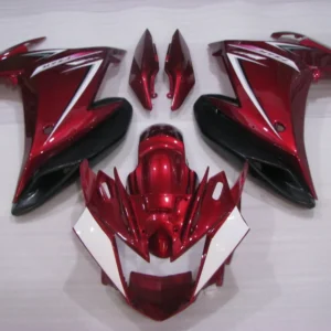 2009-2015 Yamaha FZ6R Amotopart Injeksjon Fairing Kit Bodywork Plastic ABS #112