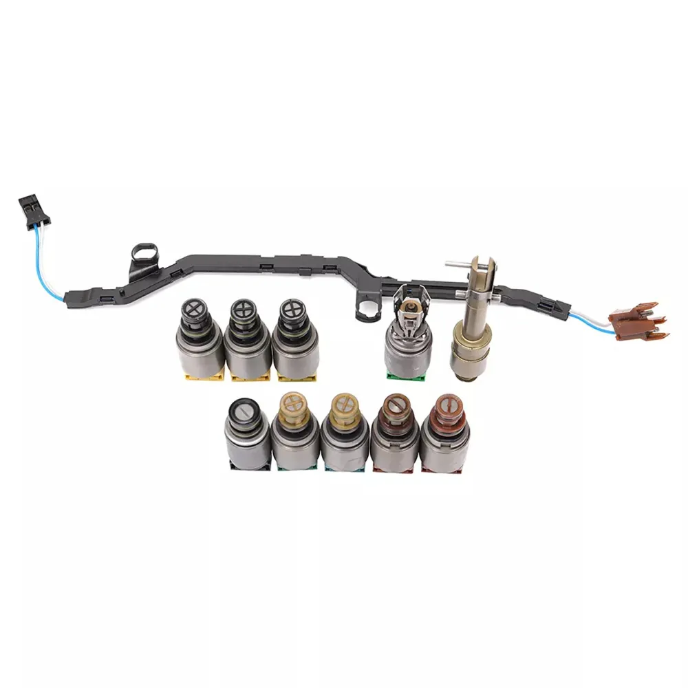 2010-2012 Jaguar XF 5.0 V8 6HP28 Transmisjonsventil Body Repair Solenoid Kit 1068298047