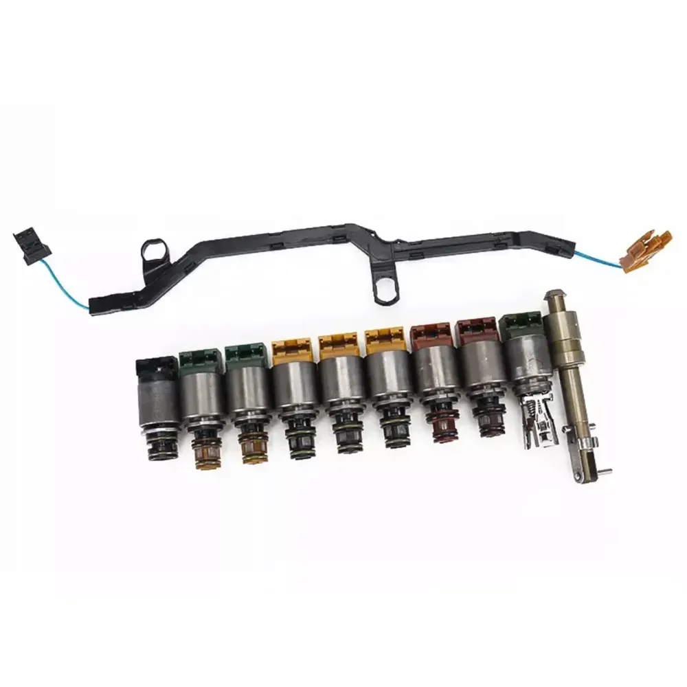 2010-2012 Jaguar XF 5.0 V8 6HP28 Transmisjonsventil Body Repair Solenoid Kit 1068298047