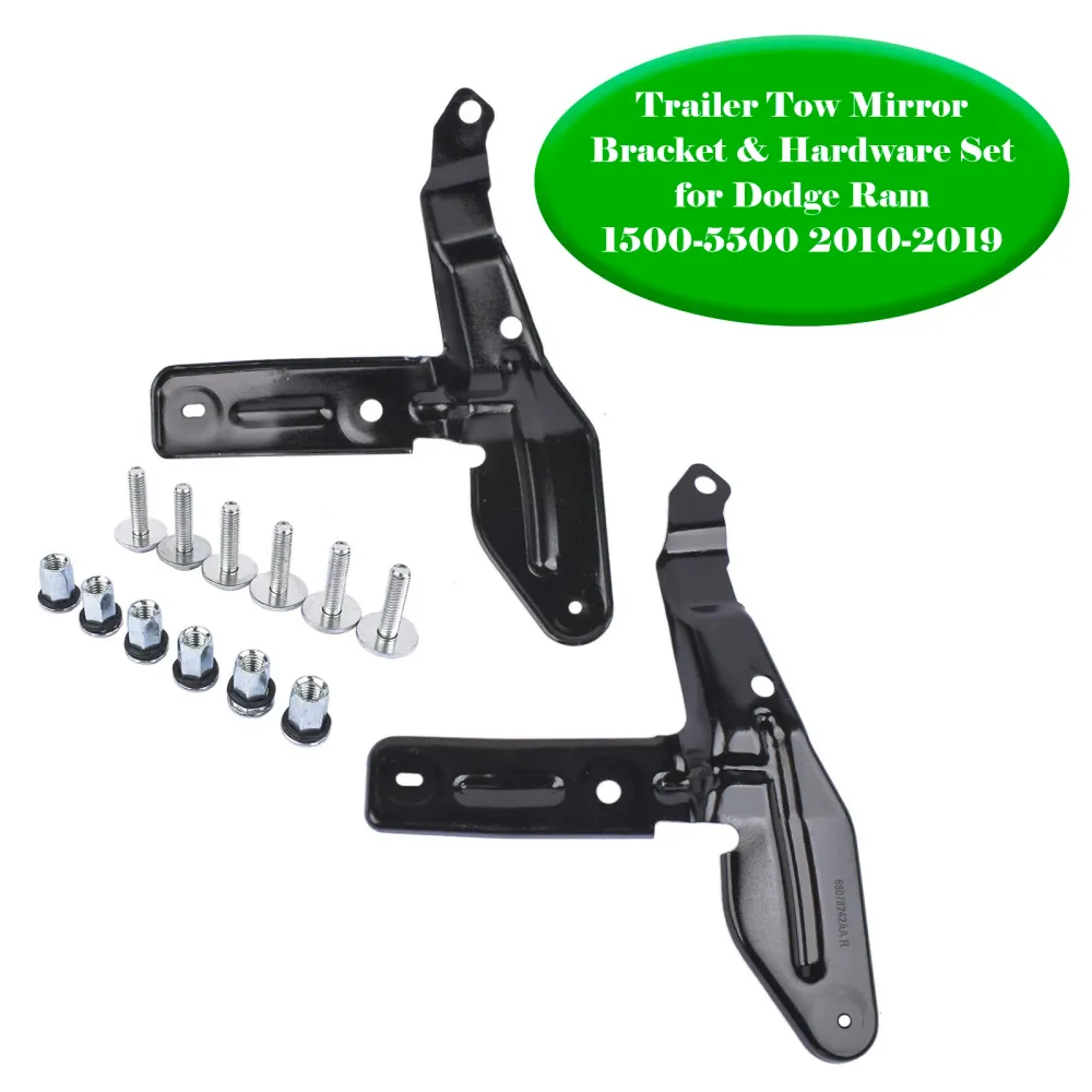 2011-2018 Dodge Ram 3500 Tilhengerfeste speil & Maskinvaresett 68078243AA 68078242AA