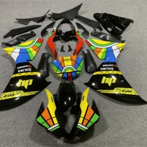 2012-2014 Yamaha YZF 1000 R1 Injeksjon Fairing Kit Bodywork Plastic ABS #153