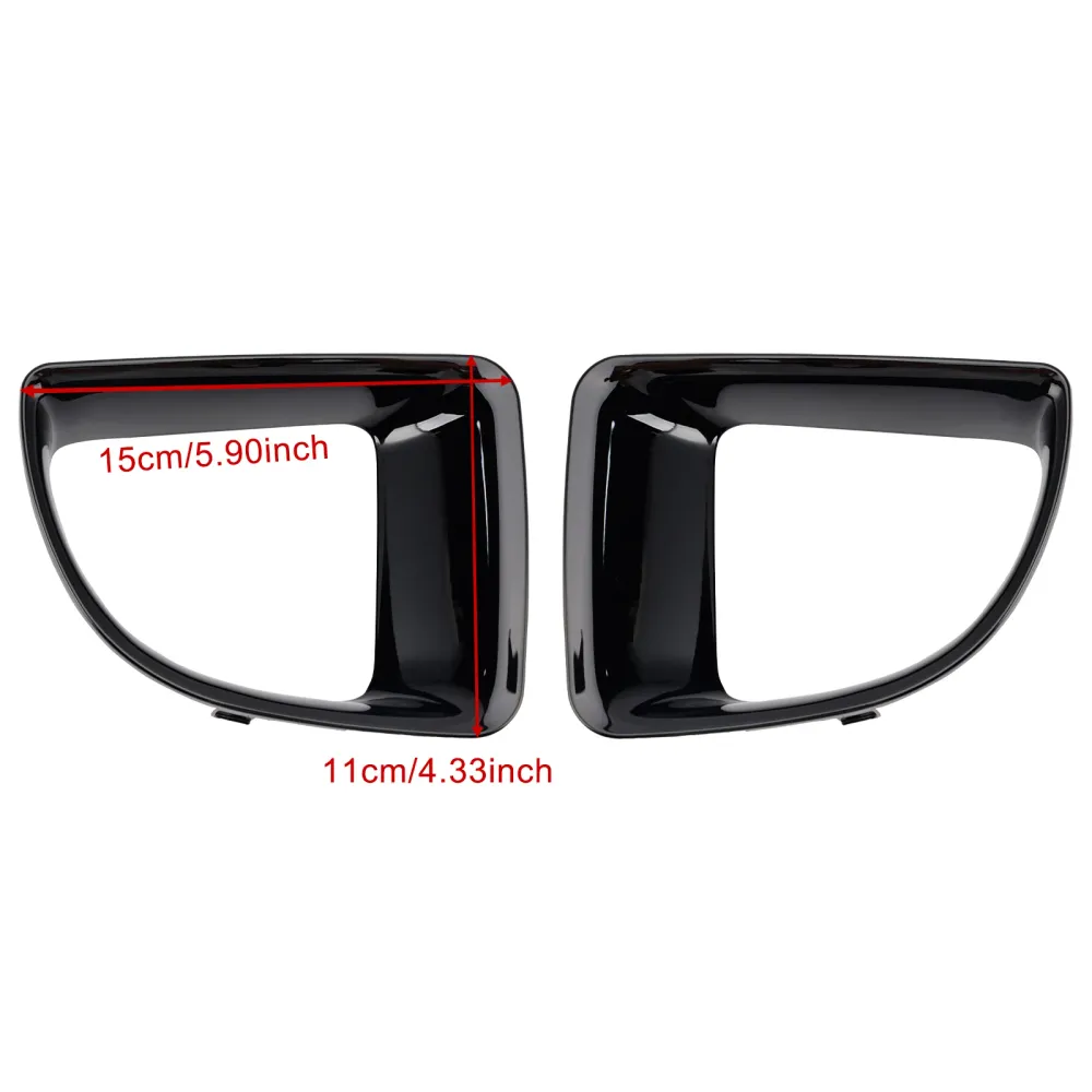 2012-2017 Mini Roadster R59 Glans Black Front Air Duct Frame 51117255117 51117255119
