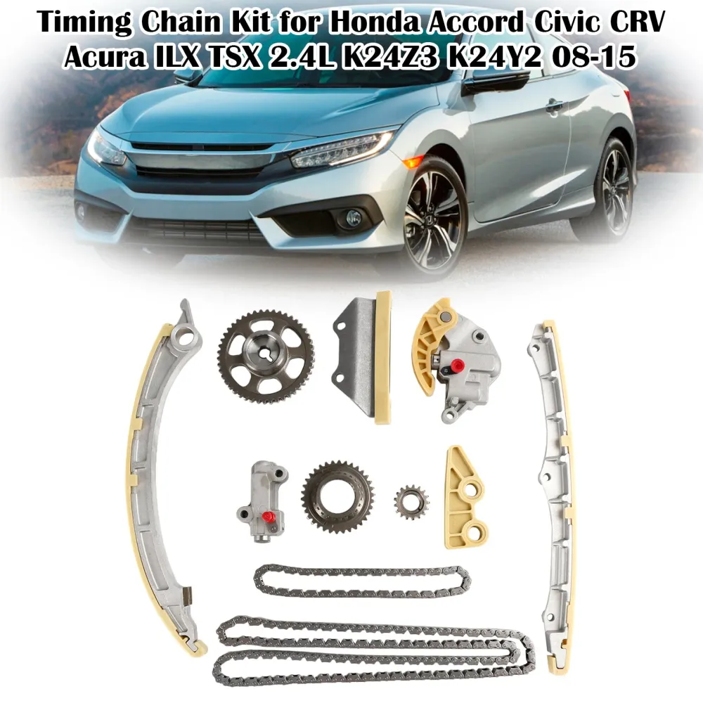 2013-2015 Acura ILX 2.4L 2354CC L4 DOHC K24Z7 Timing Chain Kit FedEx Express