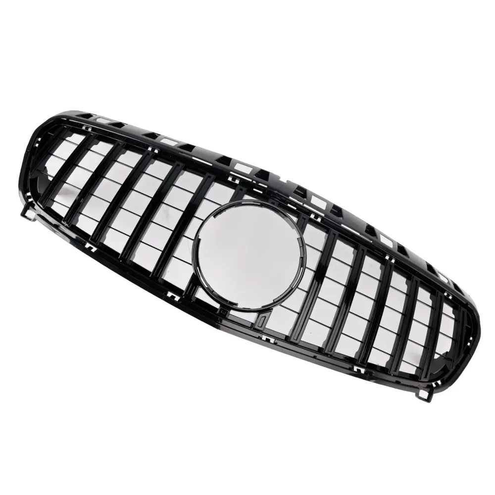 2013–2015 Mercedes-Benz -KLASSE W176 Glanset svart støtfangergrill foran