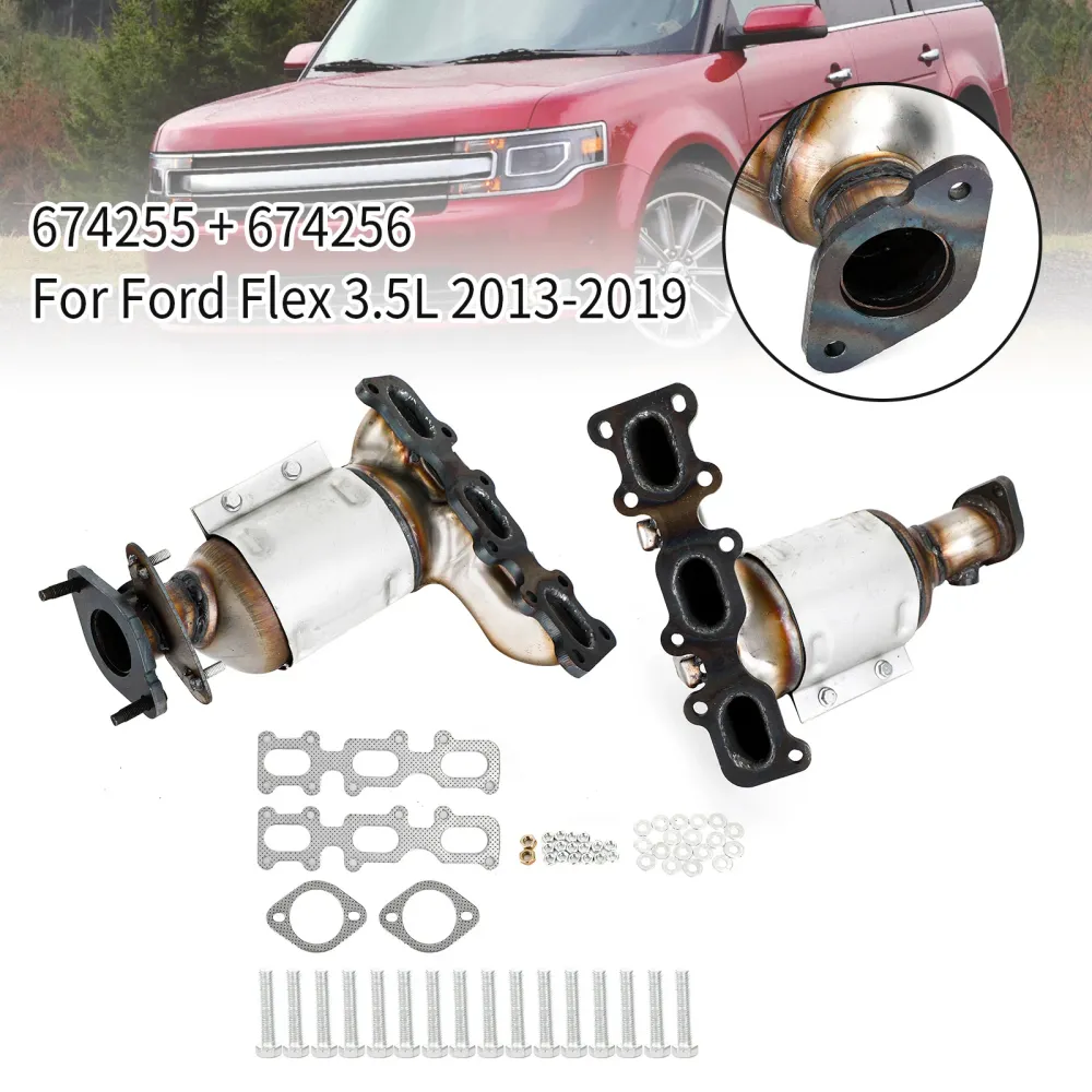 2013–2019 Ford Explorer 3,5L foran venstre & Høyre manifold katalysator generisk
