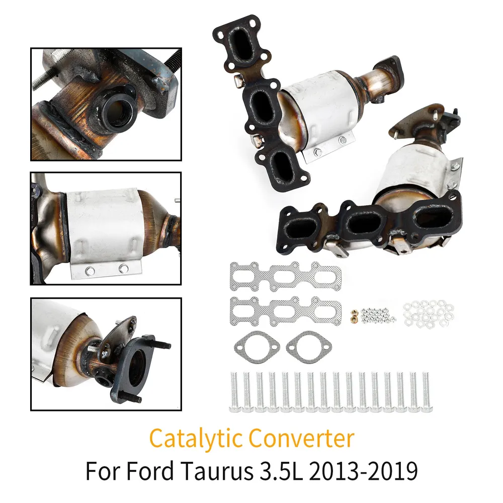 2013–2019 Ford Explorer 3,5L foran venstre & Høyre manifold katalysator generisk