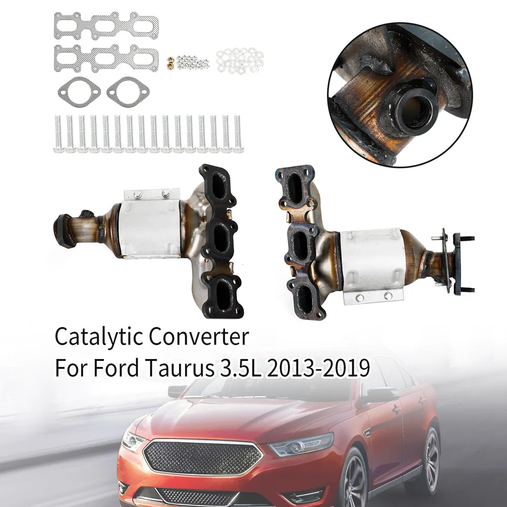2013–2019 Ford Explorer 3,5L foran venstre & Høyre manifold katalysator generisk