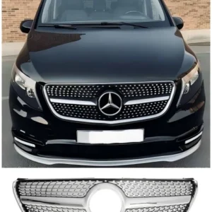 2014 2015 2016 2017 2018 2019 Mercedes-Benz V-Klasse W447 Diamant øvre frontgrill