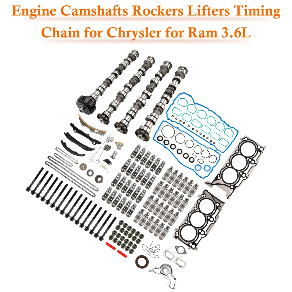 2014-2016 Jeep Cherokee 3.6L V6 Motor Camshafts Rockers Lifters Timing Chain