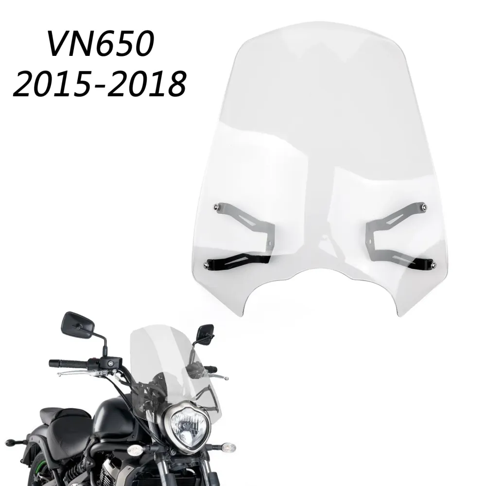 2015-2023 Kawasaki Vulcan S EN 650 frontrute frontrute skjerm m/ brakett