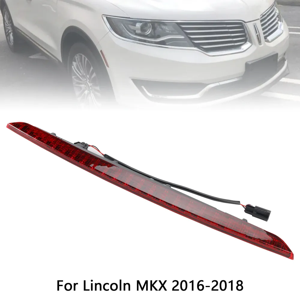 2016-2018 Lincoln Mkx bakre høye monteringsbremselys FA1Z-13A613-AB Rød linse