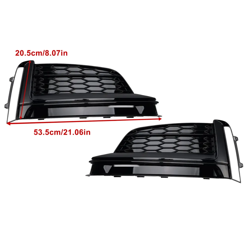 2018-2019 Audi A5 S-Line S5 Front Bumper Fog Light Grille Cover Grill
