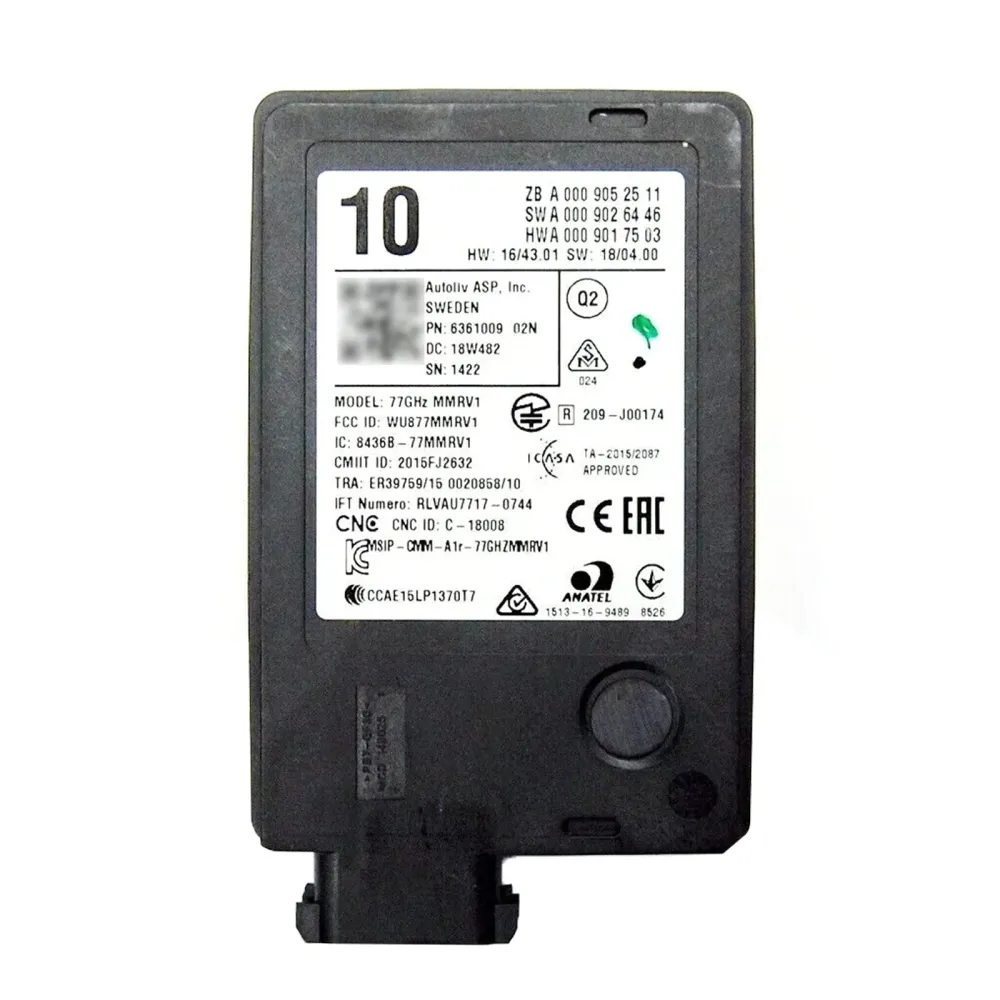 2018-Nowon Mercedes Benz Klasse AMG 35 4MATISKE NY RADAR SENSOR DISTRONISK KONTROLLENDE A0009052511