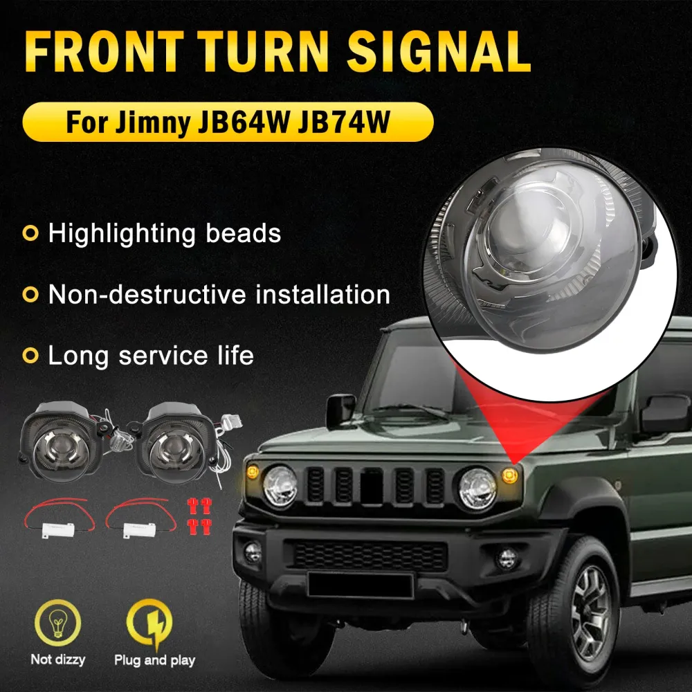 2019-2021 Suzuki Jimny JB64 JB74 Røkt par av blinklampelys foran