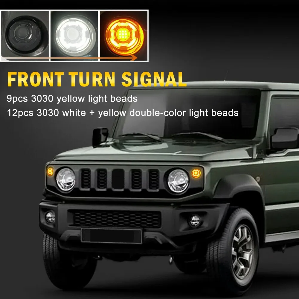 2019-2021 Suzuki Jimny JB64 JB74 Røkt par av blinklampelys foran