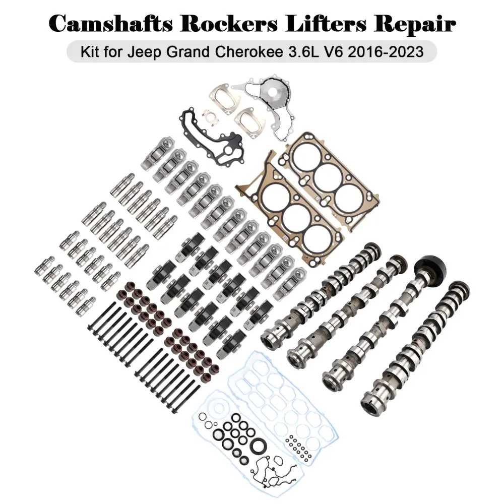 2019-2024 RAM 1500 3,6L V6 CAMSHAFTS ROCKERS Løftere Reparasjonssett 5047912AD 5047912AA
