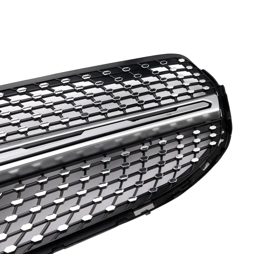 2020-2022 Mercedes-Benz X253 GLC250 GLC300 Diamond Front Bumper Grille
