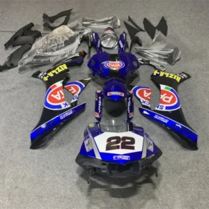 2020-2025 Yamaha YZF R1 Injeksjon Fairing Kit Bodywork Plastic ABS #101