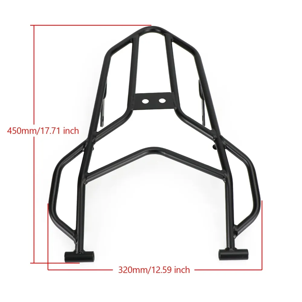 2021 2022 Honda CRF 250 L CRF 250 Rally (J.P. VER) Tube bakbag – svart