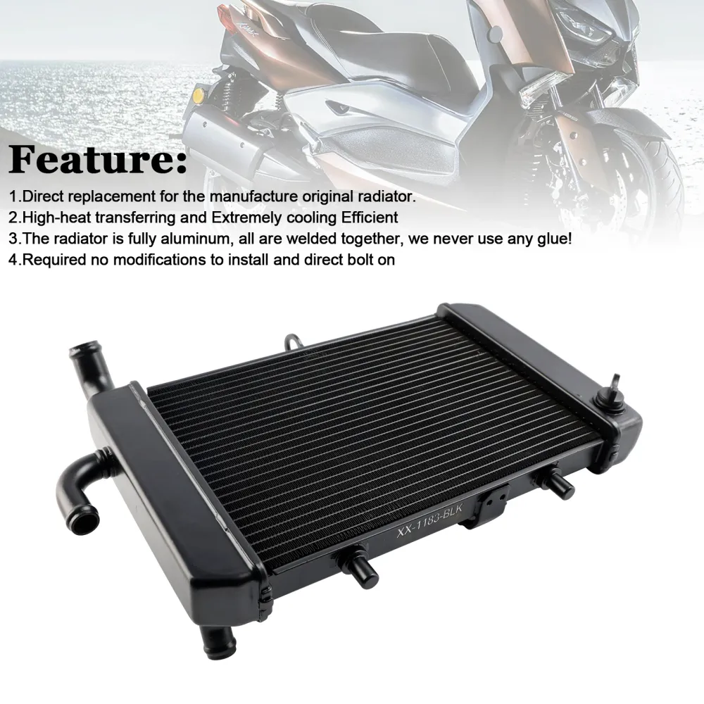 2023-2024 Yamaha X-Max 300 Xmax Radiator kjølemotor kjøler
