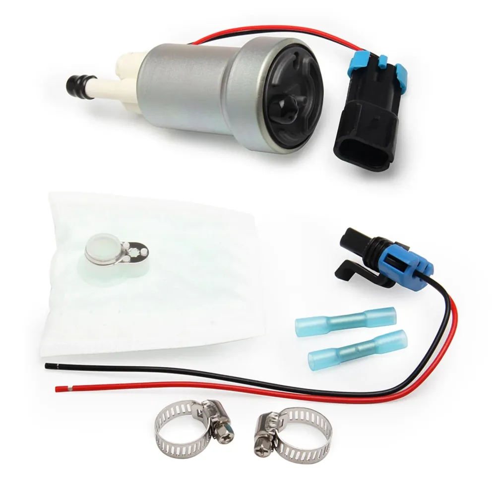 525 l/t F90000285 Hellcat drivstoffpumpe & Installer Kit E85 Compatible Fit Walbro TI