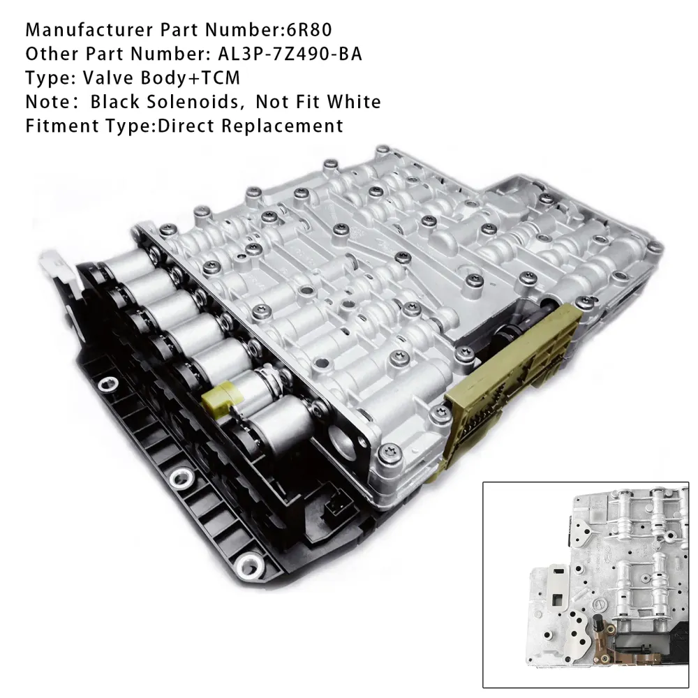 6R80 Transmisjonsventil Body W/TCM AWD AL3P-7Z490-BA Ford F150 Truck 4WD