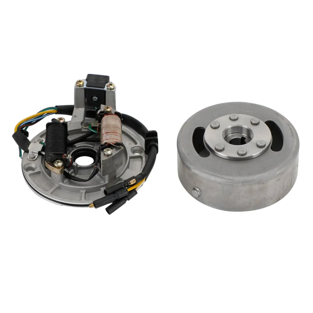 6-Wire Magneto Stator Flywheel Rotor Kit 50cc 70cc 90cc 110cc 125cc Dirt Bike FedEx Express