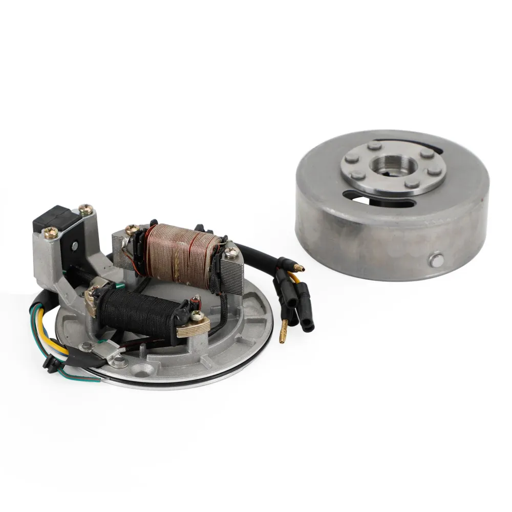 6-Wire Magneto Stator Flywheel Rotor Kit 50cc 70cc 90cc 110cc 125cc Dirt Bike FedEx Express