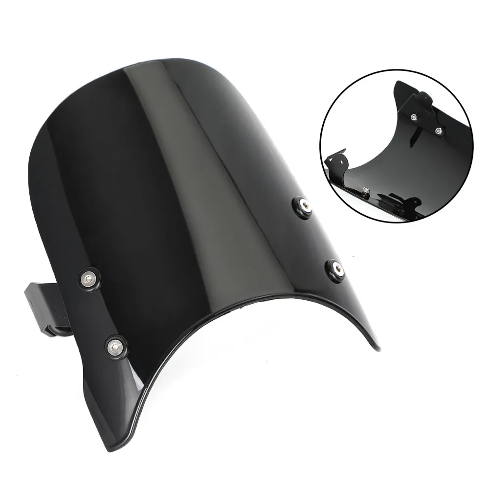 ABS Motorsykkel frontrute frontrute passer Honda Rebel 1100/DCT 2021-2022 generisk